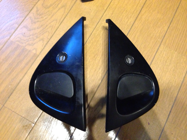 rx-7 FD3S 純正 ドアノブ アウターハンドル 鍵付き パーツ 自動車