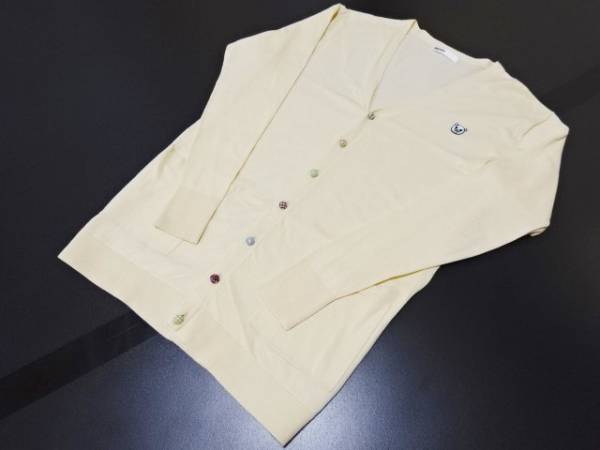 美品 ネネット Ne-net デザイン コットンカーディガン/3