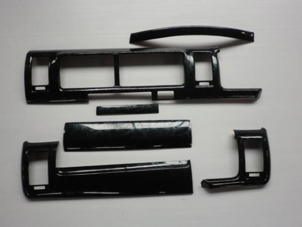 Ⅱ★ハイエース200系 黒木目インテリアパネルBB★ワイド