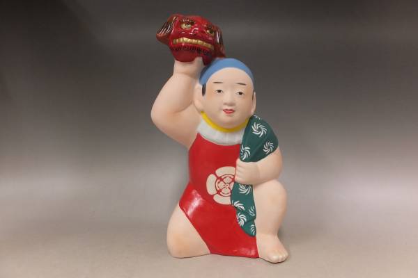 郷土玩具97】古型博多 中ノ子勝美 子供獅子舞 26cm 【公式通販】