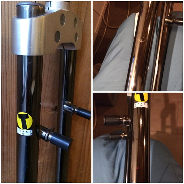 spinner製　スイッチブレード風クロモリフォーク　track two