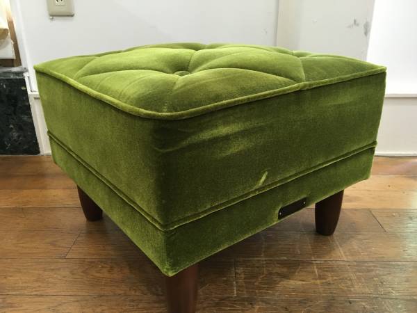 カリモク60 オットマン モケットグリーン サンオンザイーグル様専用