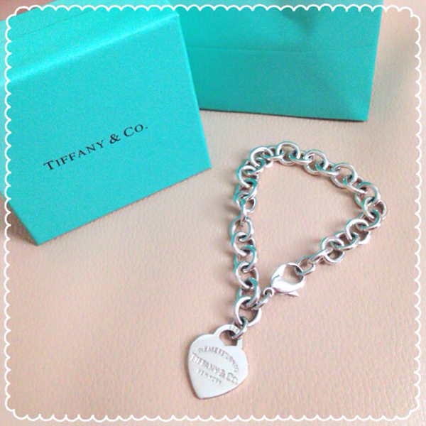 美品☆リターントゥティファニー☆ハートタグブレスレット☆送込