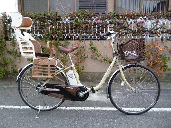 ☆ 26 Pana Lithium ViVi DX 3段変速 充電器付 アイボリー ☆