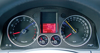 ●VW ゴルフ5/GTI R32●GT カーボン・メータパネル●新品！OSIR/