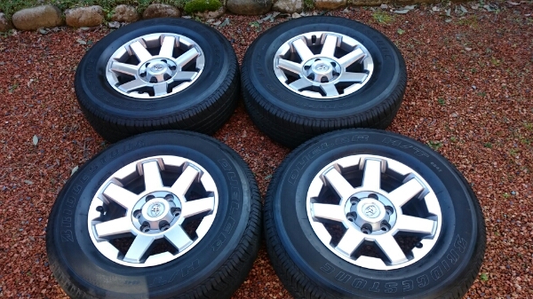 FJクルーザー純正オプション265/70R17プラド150 120 サーフ215も 純正