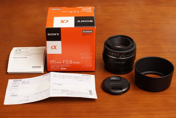 SONY Aマウントレンズ 85mm F2.8 SAM SAL85F28 美品