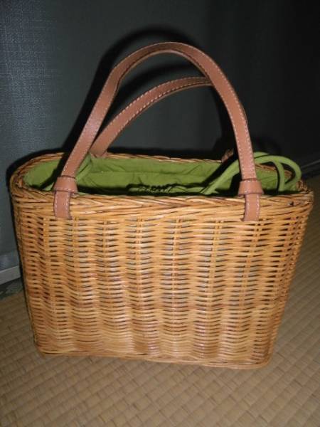 ケイトスペード♪katespadeかごバッグ(USED)リバーシブル