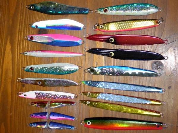 メタルジグ27個＆フック多数セット!!