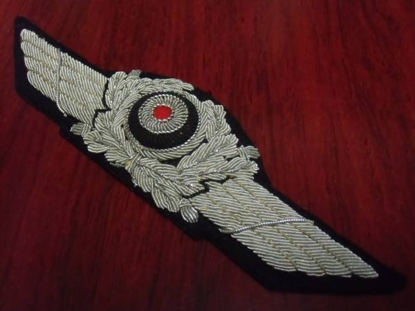 卍ナチスドイツ軍＊空軍＊将校制帽用アルミモール帽章（実物） S＆Graf : ⁄
