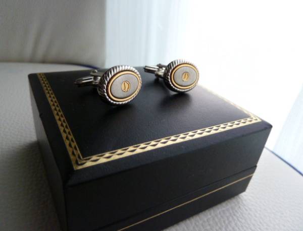 ダンヒル　カフス　使用美品
