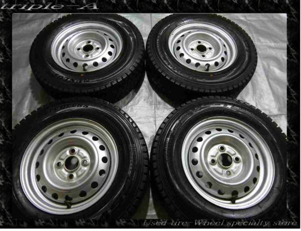 車 165R13 6PR LT 2022年製造 旧プロボックス ホイールセット2本②