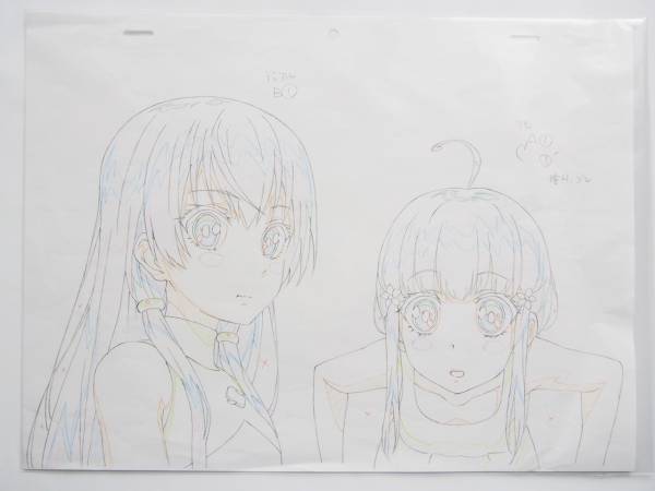 ガラスの花と壊す世界 きゃにめ 先着特典 生原画 デュアル リモ