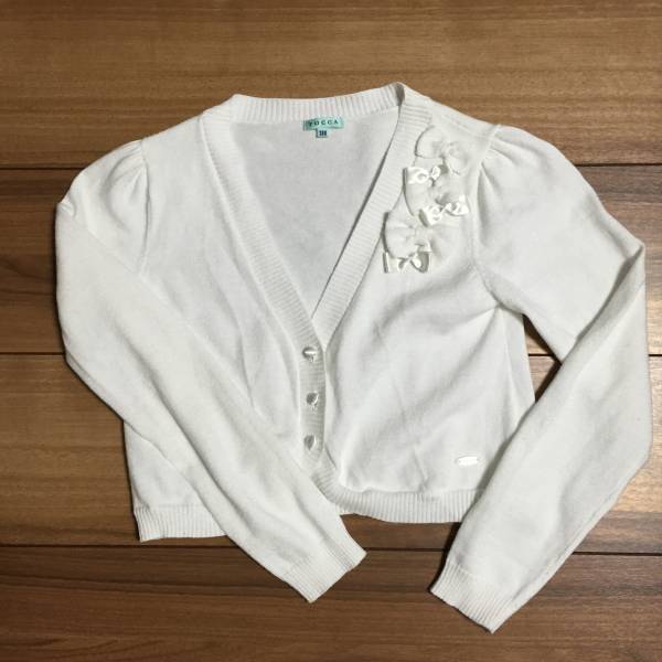 TOCCA キッズ リボンカーディガン 数時間のみ着用 130