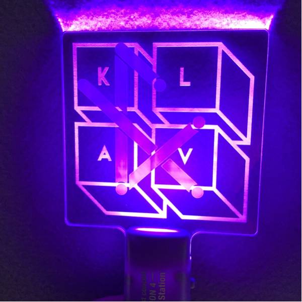 f(x) コンサート ペンライト 新品未使用 クリスタル アンバー