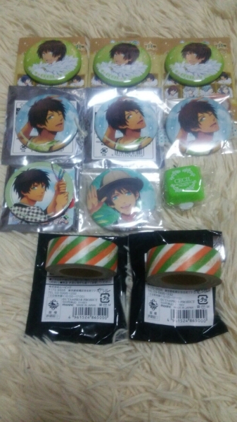 ☆うたプリライステラmusic3缶バッジリングライト愛島セシル