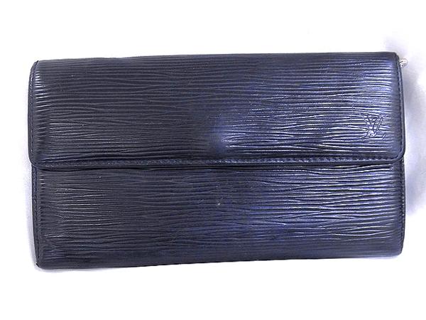 ● ヴィトン M63742 サラ 長財布 ブラック 黒 ジャンク