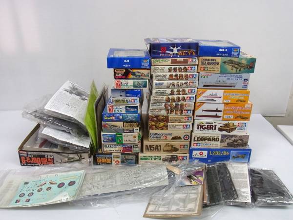 @1/48他 軍用機/艦船 ジャンクセット 紫電 改 他[-Q277[3