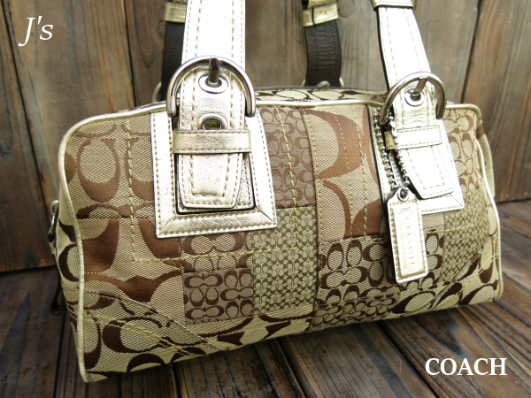コーチ シグネチャー ソーホー パッチワーク サッチェル トート COACH 