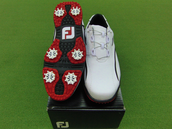 新品 フットジョイ Foot Joy EXL Boa 白/黒 24.5cm