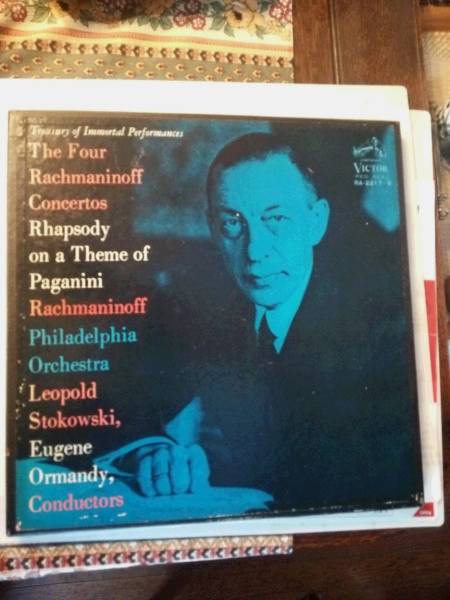 レア　LP　ラフマニノフ　自作自演　ピアノ協奏曲全集　