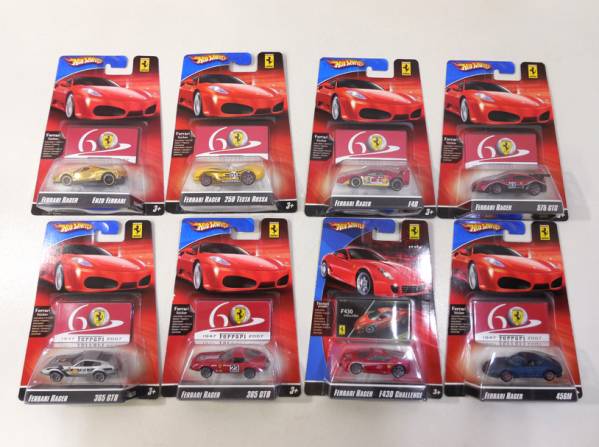 ☆未開封☆HotWheels/ホットウィール フェラーリ 8台セット☆ ホット