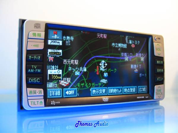トヨタ 純正 DVDナビ NDCN-W55 76027 08545-00N31 整備済 美品