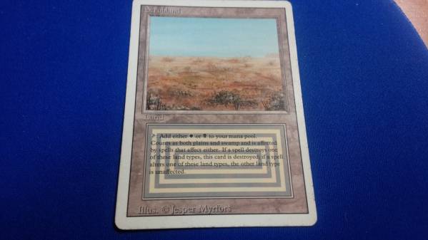 【Dual land】RV Scrubland　英語版 状態：PLD程度　⑥