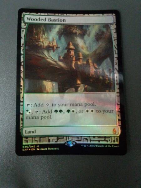 MTG ゲートウォッチの誓い樹木茂る砦/Wooded Bastion ExP