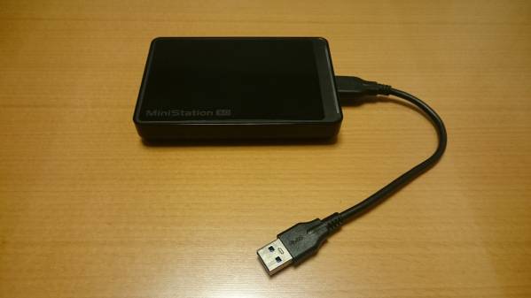 BUFFALO 1TB外付HDD HD-PCT1TU3 中古