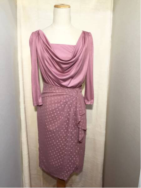 【新品】MATERIA マテリア ワンピース ピンク ゴージャス