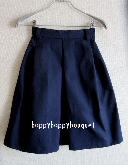 ■ＭＡＣＡＰＨＥＥ　マカフィー　ふんわりスカート　ネイビー