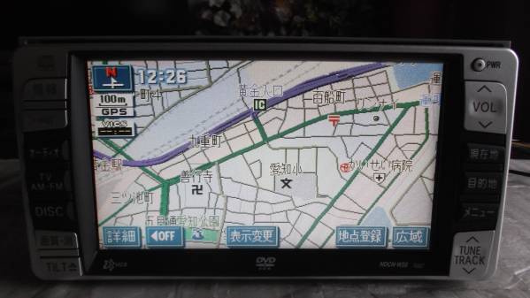 24、トヨタ　ＤＶＤナビ　ＮＤＣＮーＷ５５