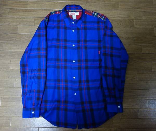 SUPREMEシュプリーム×コムデギャルソン本物コラボシャツBOXロゴ