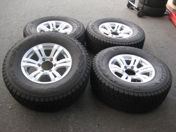 ☆ サーフプラド☆バリ山スタッドレスセット BS 265/70R16 ☆ サーフプラド☆バリ山スタッドレスセット BS 265/70R16