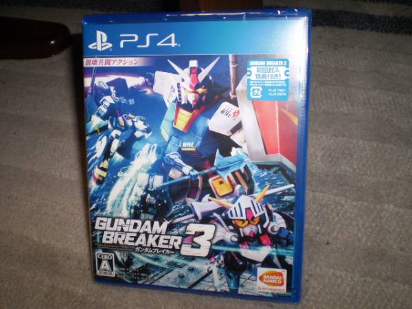 新品 PS4 ガンダムブレイカー3 初回封入 特典付き アクション