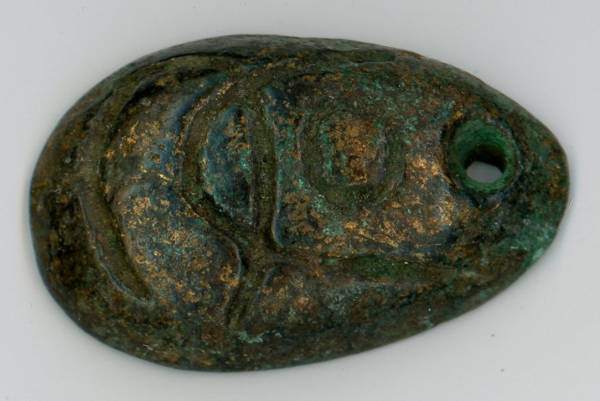 中国 戦国時代 楚 君字幣 塗金特大型 古銭 穴銭