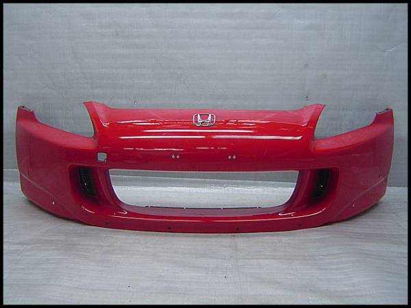 AP2後期S2000 タイプS純正フロントバンパー リップ穴有 赤