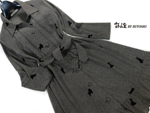タムラヒトシ 詩仙堂/和モダン 裾フリル ワンピース