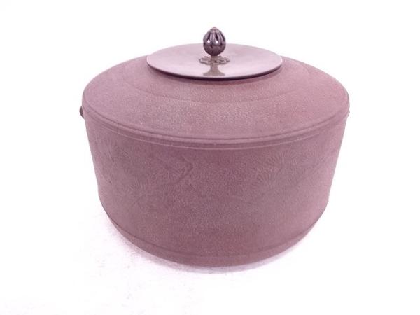 唐松地文 肩衝釜 釜師 佐藤清光 茶道具 送料無料 【公式通販】 唐松地文 肩衝釜 釜師 佐藤清光 茶道具 送料無料 【公式通販】