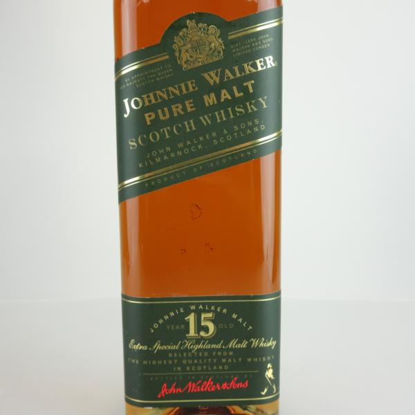 ピュアモルト ジョニーウォーカー 買取実績Johnnie - 15年公式通販