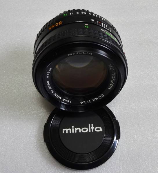 ★中古美品★MINOLTA 標準レンズ MD ROKKOR 50mm★F1.4★