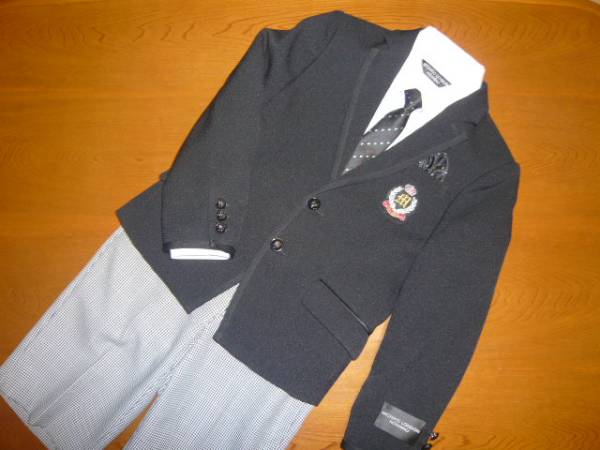 USED 美品 MICHIKO LONDON 130cm スーツ 男の子 5点セット 女の子