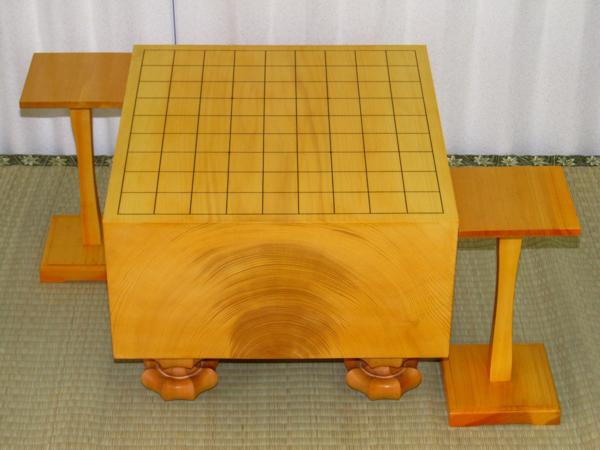 本榧 碁盤 木裏 板目 五寸 繊細な木目 囲碁 将棋 超重量 貴重 本榧将棋
