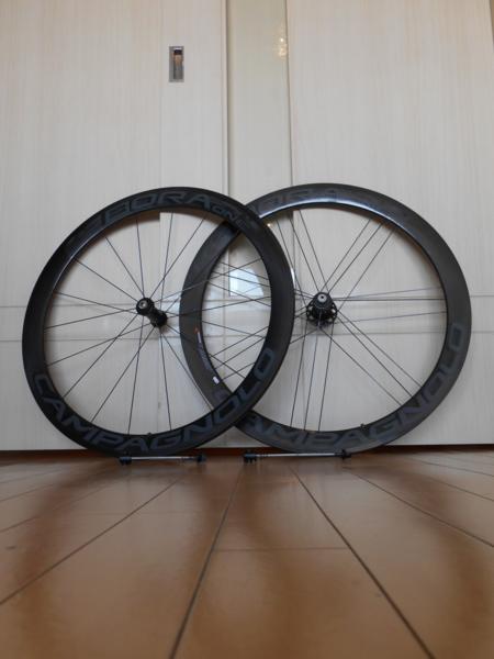 新品 カンパ BORA ONEボーラ ワンシマノ 11S ダークラベル前後