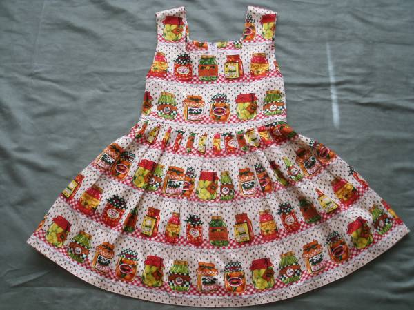 シャーリーテンプル　ビン柄のかわいいワンピース130