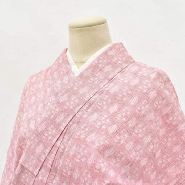 ◆着物セレク◆ 1円 夏　着物　化繊　小紋　単衣　美品