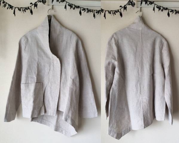 Y's ワイズフォーリビング★リネン 生成りジャケット