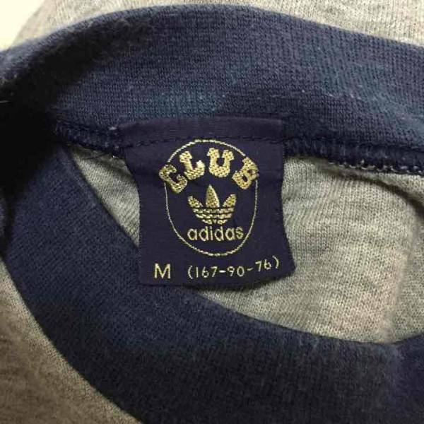 【adidas】70's ビンテージ 半袖スウェット M 美品