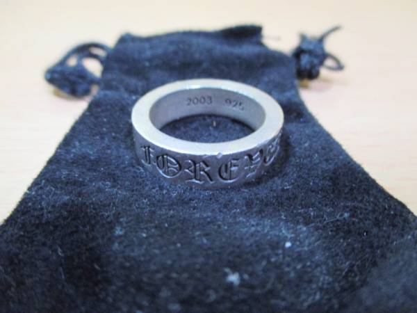 Chrome Hearts クロムハーツ Forever 6mmスペーサーリング ♪FK Chrome Hearts クロムハーツ Forever 6mmスペーサーリング ♪FK